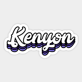 Kenyon - Kenyon University Sticker